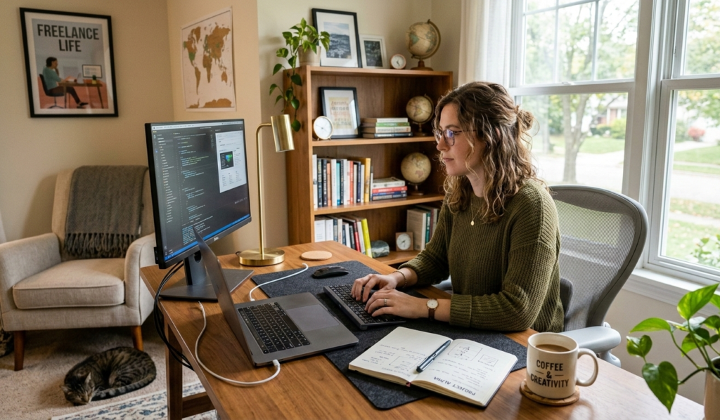 Freelancer working from home workspace.jpg