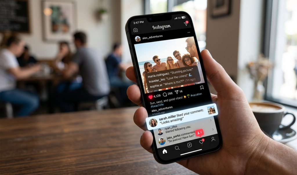 Social media marketing using Instagram