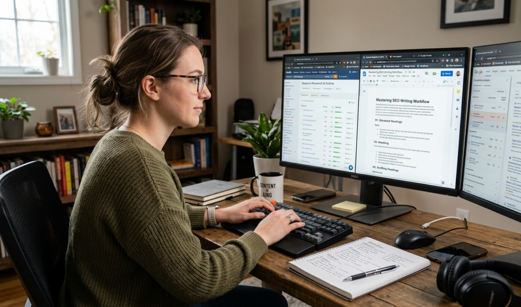 SEO writing workflow