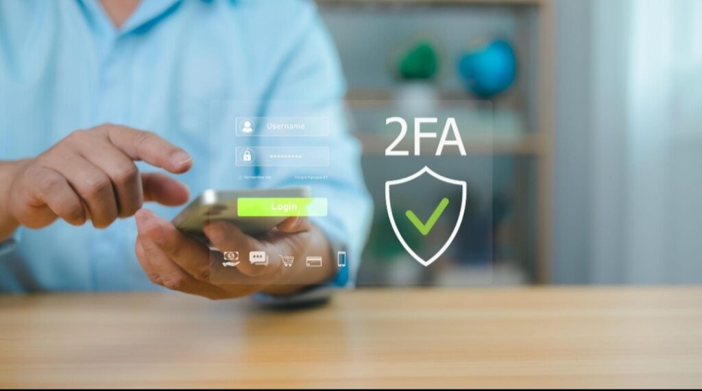 Two-factor authentication protecting online accounts
