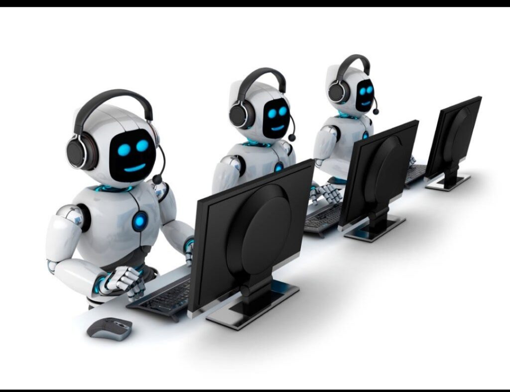 AI chatbot improving customer service productivity