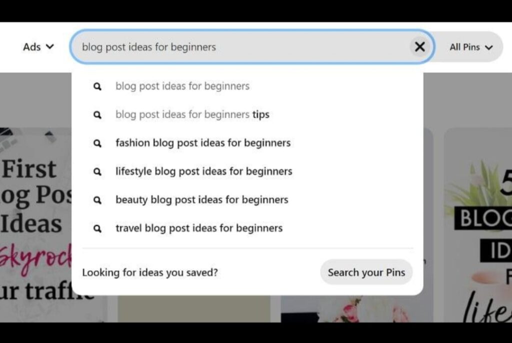 Pinterest SEO keyword research for blog traffic