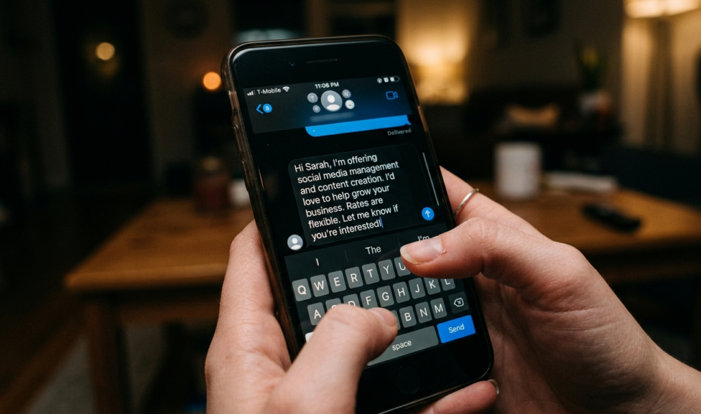 Reaching out to a potential online client