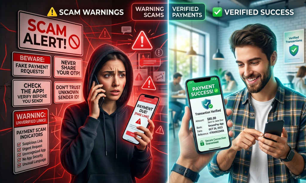 Difference between fake and trusted microtask websites