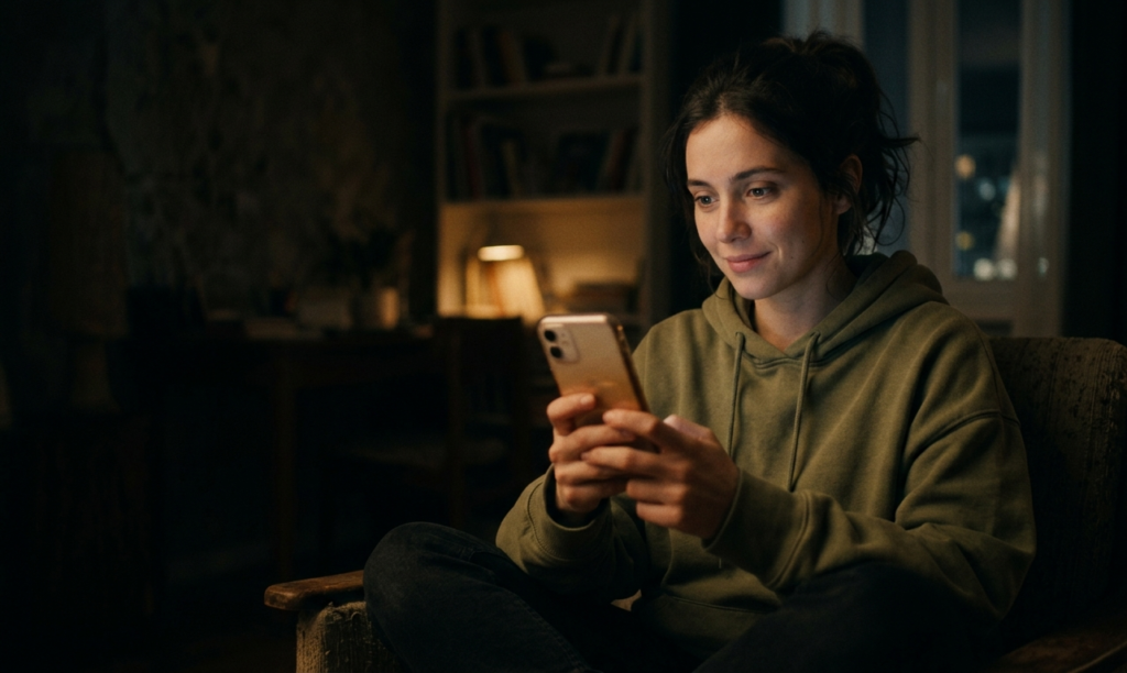 A person realizing new ways to earn money online