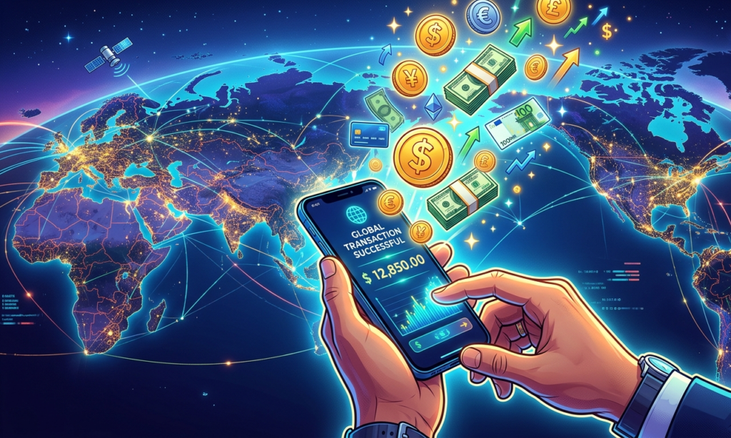 Concept of earning money through online platforms