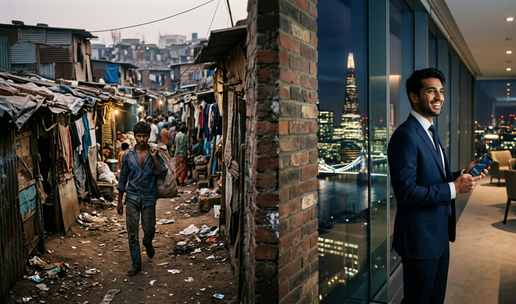 A comparison showing transition from poverty to financial stability to eliminate poverty forever