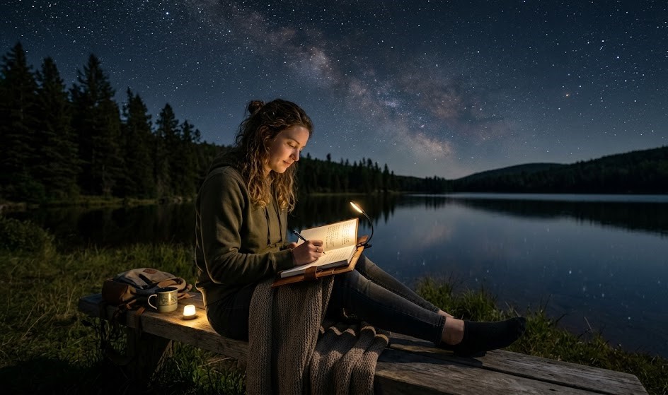 Young adult reflecting alone and finding clarity during their 20s