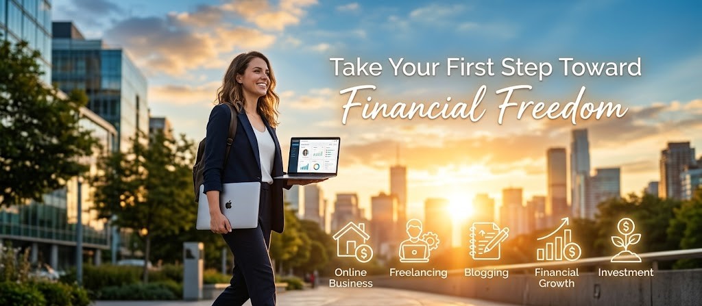 Taking the first step toward financial freedom through online income.