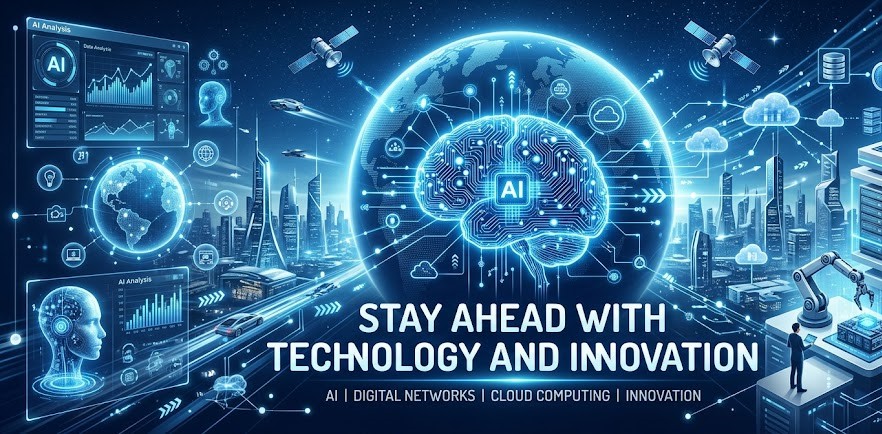Futuristic technology concepts representing innovation and digital transformation.